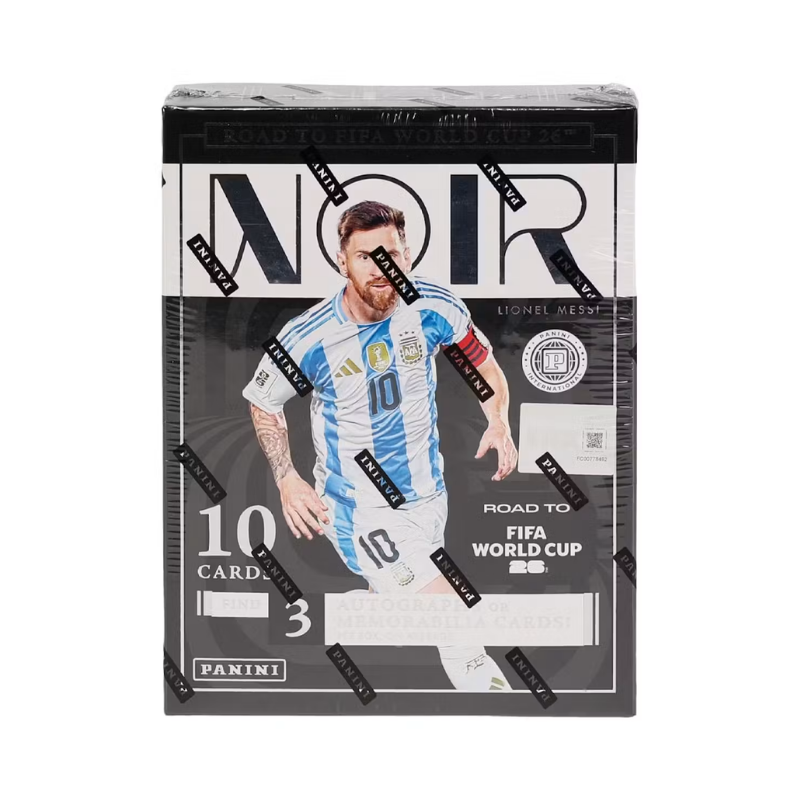 2025/26 Panini Noir Road to World Cup Soccer Hobby International 3 Box Case